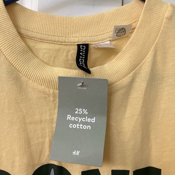 NWT H&M Looney Tunes T-shirt Mens S Graphic Crewneck Oversized - Picture 5 of 8